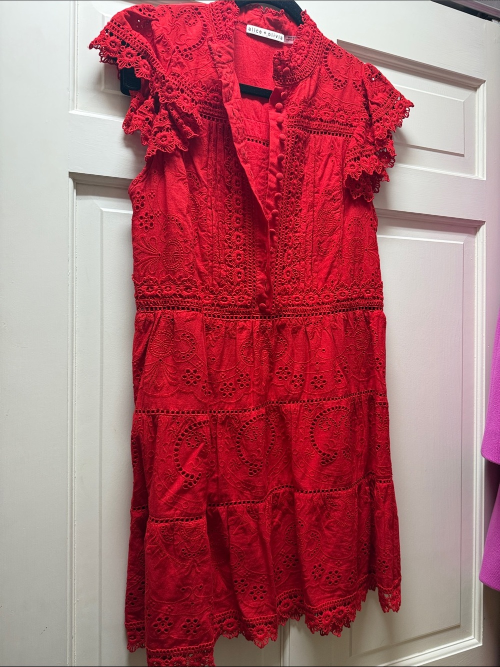Alice & Olivia Red Dress